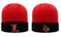 Top of the World Men's Red and Black Louisville Cardinals Core 2-Tone Cuffed Knit Hat